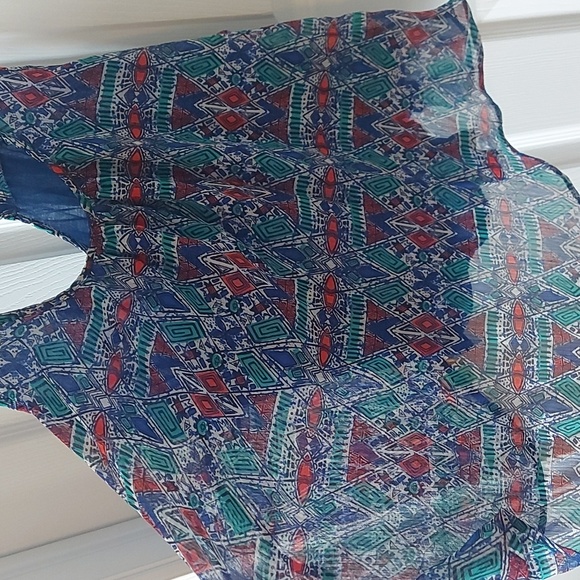 Flowy Racer Back Tank Top - Picture 3 of 4